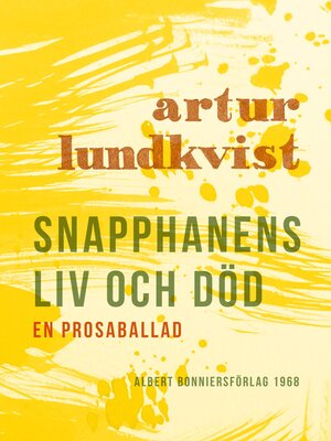 cover image of Snapphanens liv och död